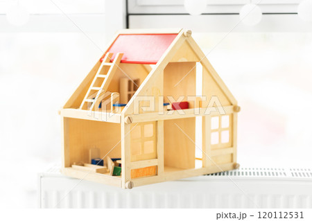 Beautiful wooden dollhouse Beautiful wooden dollhouse 120112531