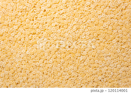 Uncooked Stelline Pasta Background 120114001