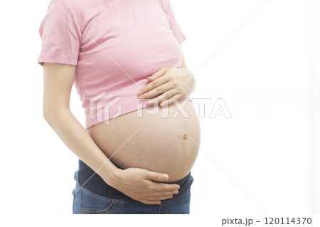 妊婦さんのイメージ (写真素材) 妊婦さんのイメージ (写真素材) 120114370