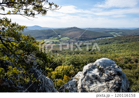 Seasonal natural scene, Tribec mountain range, Slovakia Seasonal natural scene, Tribec mountain range, Slovakia 120116158
