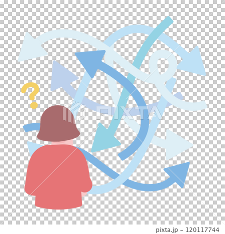 A woman unsure of her career path 120117744