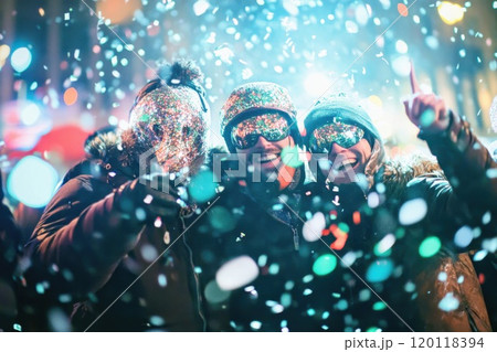 Festive New Year with friends! Festive New Year with friends! 120118394