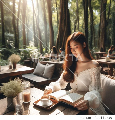 肌の綺麗な女性 120119239