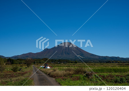 日本の鳥取県の大山の美しい風景 日本の鳥取県の大山の美しい風景 120120404