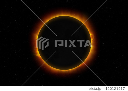 Solar eclipse. 120121917