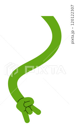Funky long hand rock sign 120122307