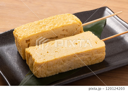 だし巻き卵　串 120124203