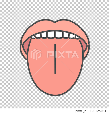 健康な舌　イラスト 120125081