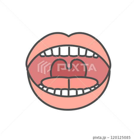 口内　イラスト 120125085