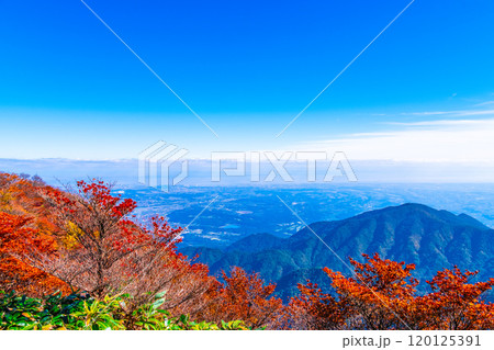 御在所岳 山上公園の紅葉と眺望 御在所岳 山上公園の紅葉と眺望 120125391