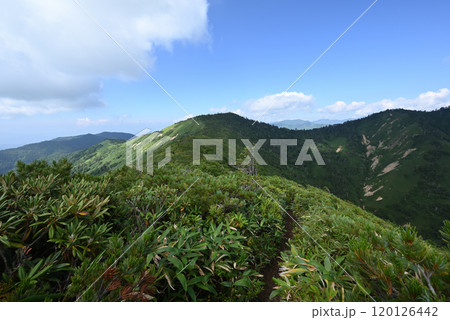 白砂山登山、群馬県 120126442