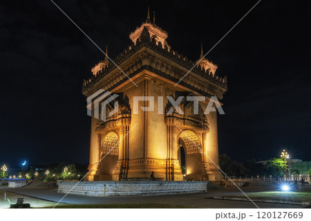 Patuxai Monument at Night Patuxai Monument at Night 120127669