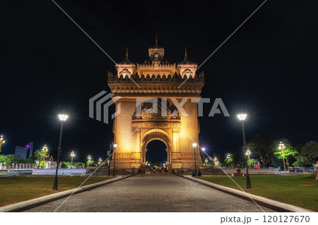 Patuxai Monument at Night Patuxai Monument at Night 120127670