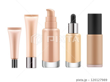 Realistic containers for foundation Realistic containers for foundation 120127989