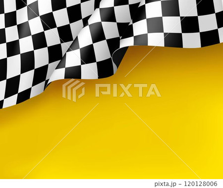 Symbol racing canvas realistic yellow background 120128006