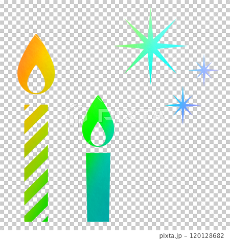 蠟燭_全息圖燙金 120128682