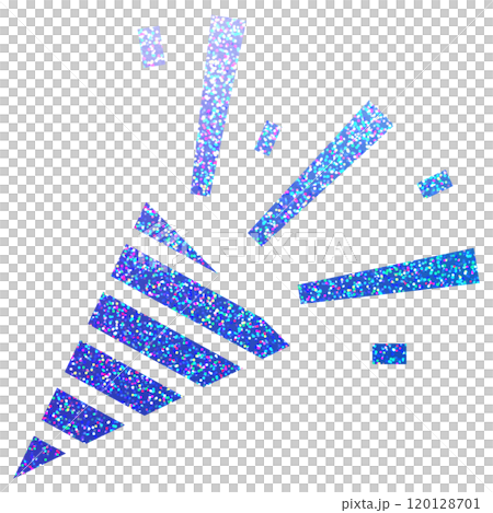 クラッカー_ラメグリッター_ブルー 120128701