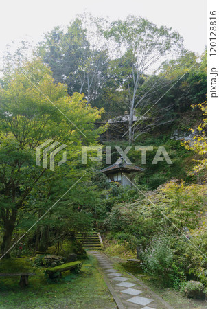 埼玉県 法性寺(お船観音)の境内【秩父札所・ジオパーク秩父】 埼玉県 法性寺(お船観音)の境内【秩父札所・ジオパーク秩父】 120128816