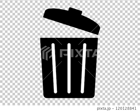 Trash can icon (silhouette) Trash can icon (silhouette) 120128841