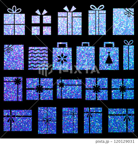 プレゼント_ラメグリッター_ブルー 120129031