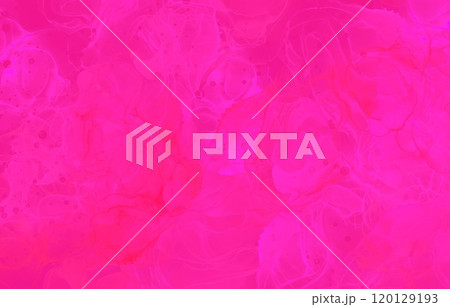 バレンタインや母の日に使える大理石イメージ　赤ピンクの高級感あるインク背景イラスト 120129193