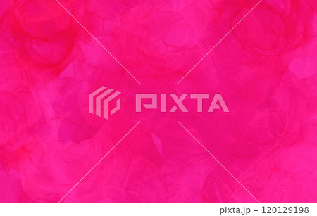 バレンタインや母の日に使える大理石イメージ　赤ピンクの高級感あるインク背景イラスト 120129198