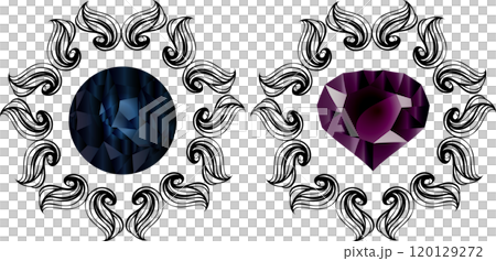 黑色寶石和部落標記 黑色寶石和部落標記 120129272