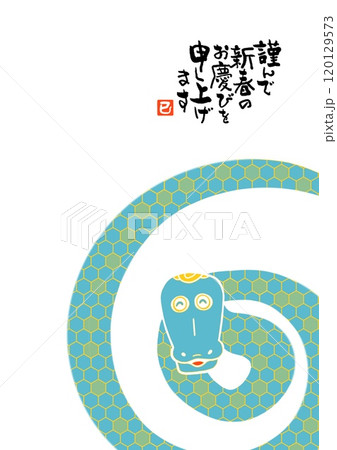 巳年年賀状 120129573