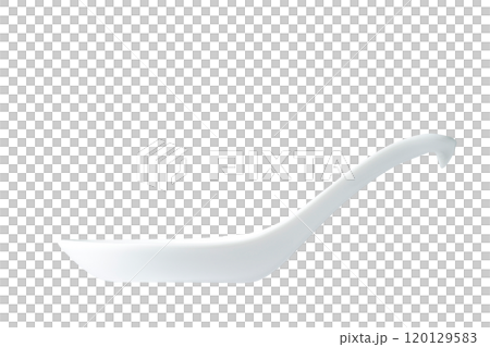 スプーン　ちりれんげ　切り抜き 120129583