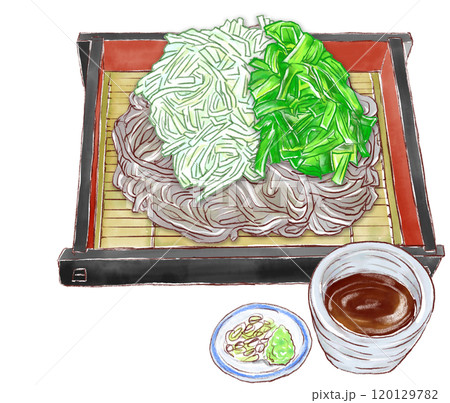 ニラ大根そば_蕎麦つゆ薬味あり ニラ大根そば_蕎麦つゆ薬味あり 120129782