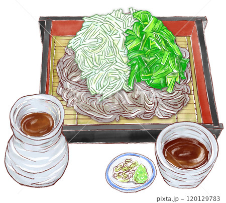 ニラ大根そば_蕎麦つゆ有り ニラ大根そば_蕎麦つゆ有り 120129783