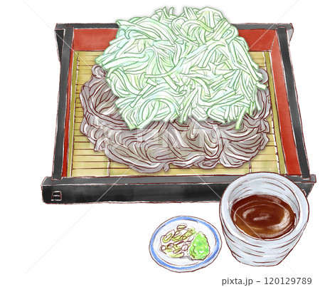 大根蕎麦_蕎麦つゆ薬味あり 大根蕎麦_蕎麦つゆ薬味あり 120129789