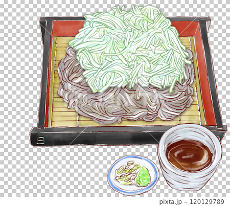 大根蕎麦_蕎麦つゆ薬味あり 大根蕎麦_蕎麦つゆ薬味あり 120129789