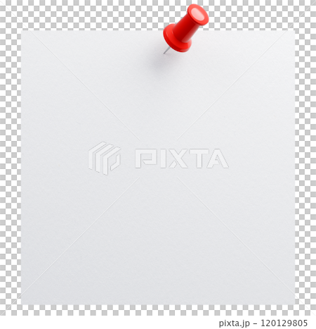 3D background material_thumbtack_paper_white 120129805