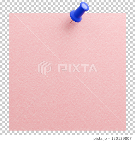 3D background material_thumbtack_paper_pink 120129807