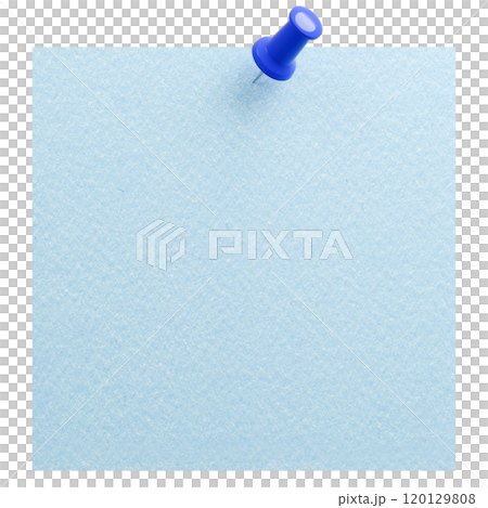 3D background material_thumbtack_paper_light blue 120129808
