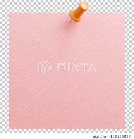 3D background material_thumbtack_paper_pink 120129812