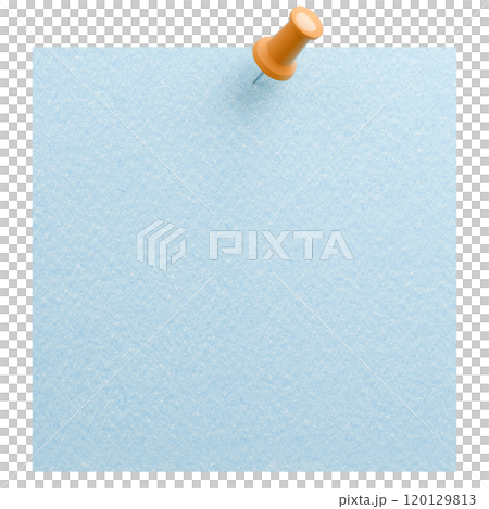 3D background material_thumbtack_paper_light blue 120129813