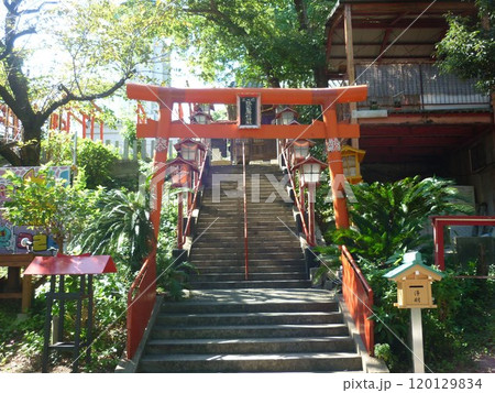 中司孫太郎稲荷神社の参道 120129834