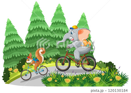 Elephant and Squirrel Biking Adventure 120130184