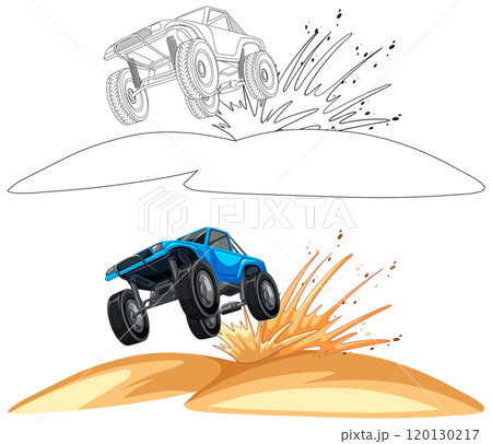 Off-Road Adventure with Luggage Car 120130217