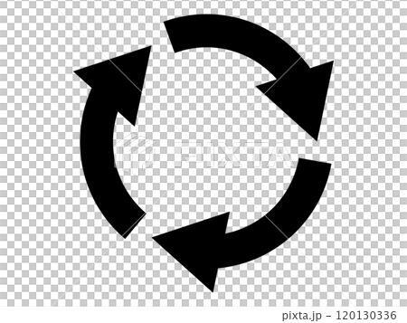 回転矢印(リサイクルマーク) 回転矢印(リサイクルマーク) 120130336