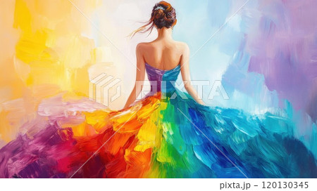 ポップアート 女性の後ろ姿 アート作品 ポップアート 女性の後ろ姿 アート作品 ポップアート 女性の後ろ姿