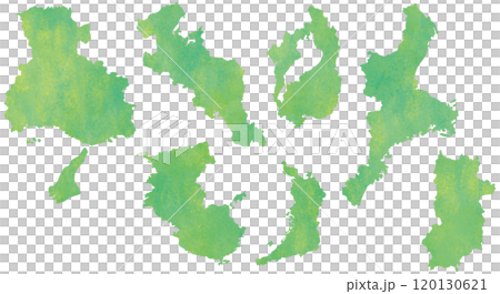 Kinki region prefecture illustration set 120130621