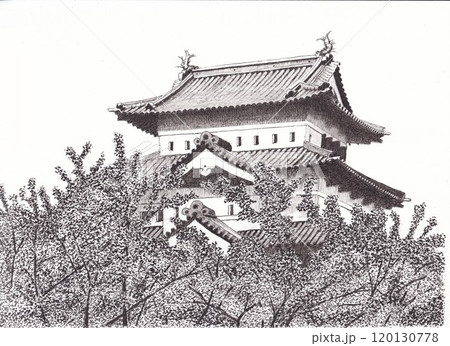 重要文化財の城　弘前城 120130778