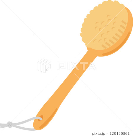 ハンドル付きのボディブラシ 120130861