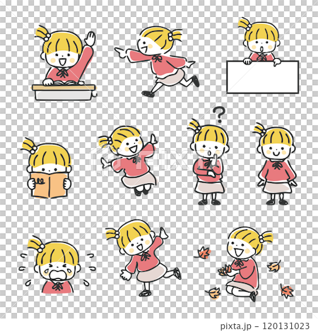 可愛的女孩插畫集 120131023