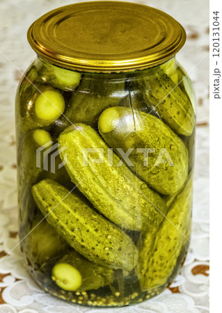 Jar of canned food 120131044