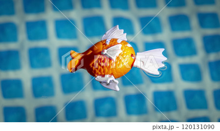 Toy fish in the pool 120131090