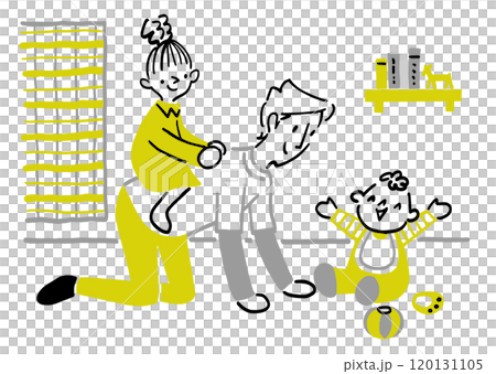 父親在客廳和孩子們玩耍,騎馬,帥哥,育嬰假 父親在客廳和孩子們玩耍,騎馬,帥哥,育嬰假 120131105